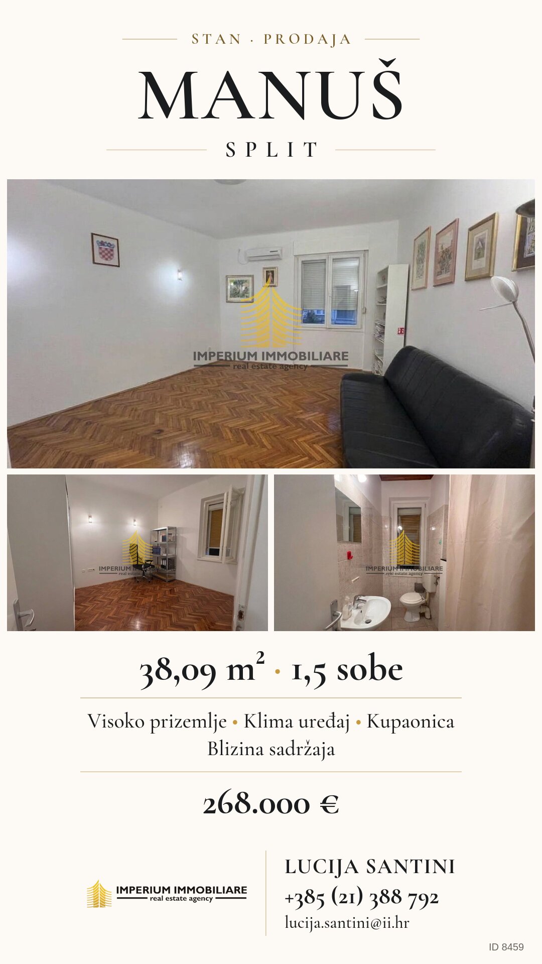 Social-Media-Visual – Wohnung, Manuš, Code 8459