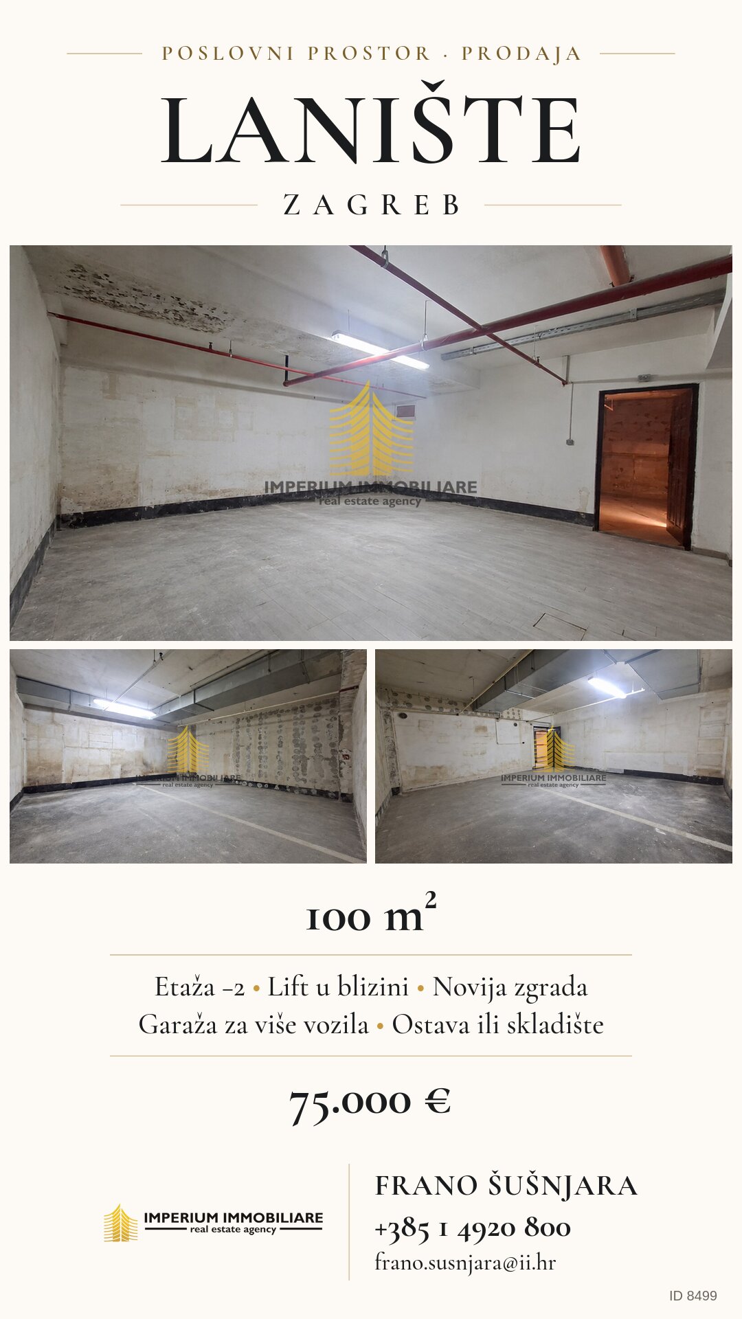 Vizualni prikaz za družbena omrežja – poslovni prostor, Lanište, šifra 8499