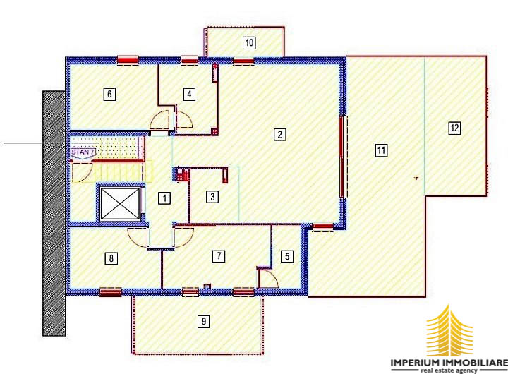 Novi predivan penthouse, ukupno 161 m2, 4-sobni, 2 pmg, ostava (Prodaja)